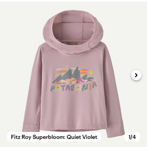 Patagonia Baby Capilene® Silkweight Hoody