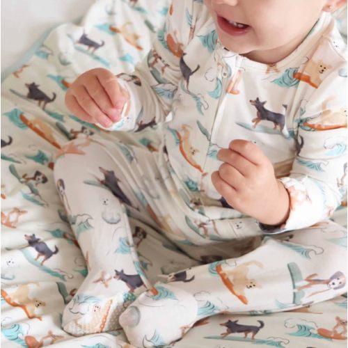 Paddle Pups Zipper Footie