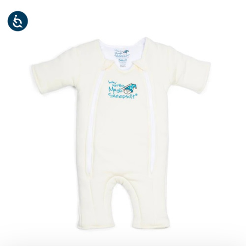 Cream Baby Merlin’s Magic Sleepsuit | Soft 100% Cotton Infant Sleepsuit