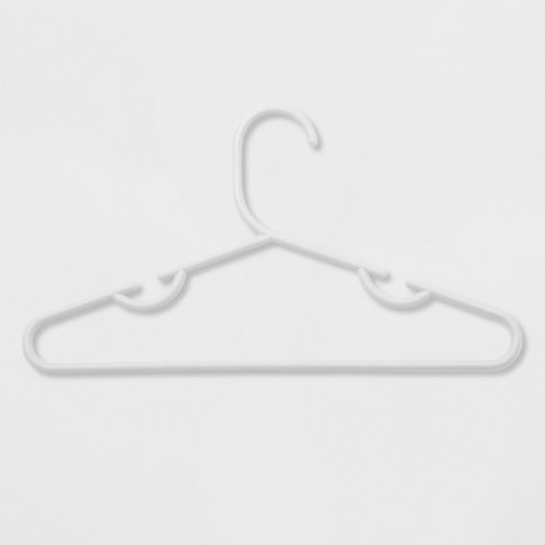 Delta Children 8pk Nursery Hangers for Infants and Toddlers, Color: White