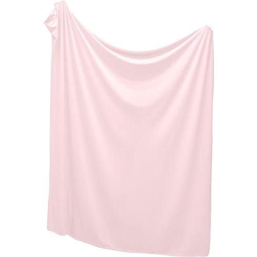 Baby Swaddle Blanket 46x46in – Soft Breathable Lightweight Stretchy Receiving Blanket for Unisex Newborn, Peach Fuzz