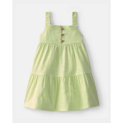Baby Girl Tiered Dress - Green | Carter's