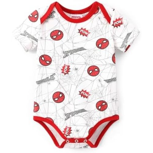 Disney Marvel Spiderman Cars Stitch Baby Boys Bodysuit Newborn to Infant