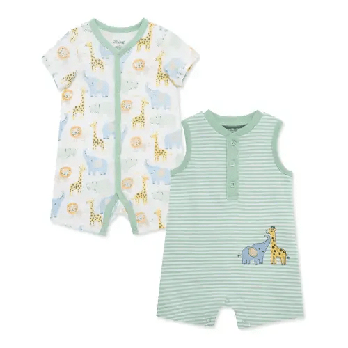 Safari Rompers (2-Pack)
