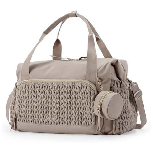 KKLDOGS Diaper Bag Tote, Large Capacity Travel Diaper bags, Hospital Bag for Labor Delivery, Baby Bag with Pacifier Case