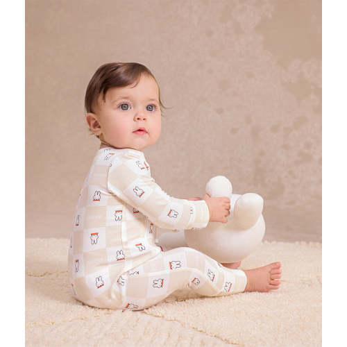 Romper Snug Fit Viscose from Bamboo Birch Miffy Checker