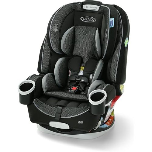 Graco 4Ever All-in-One Convertible Car Seat, 4-in-1 Baby to Big Kid Car Seat from 1.8-54 kg (4-120 lb), ProtectPlus Engineered, Raegen