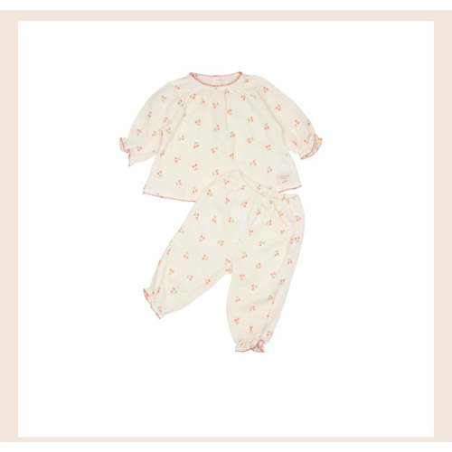 Gauze Two Piece Set in Cherries – Wild Wawa