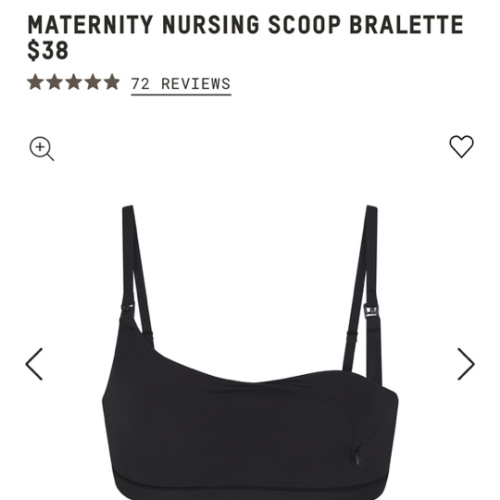 FITS EVERYBODY MATERNITY NURSING SCOOP BRALETTE | ONYX