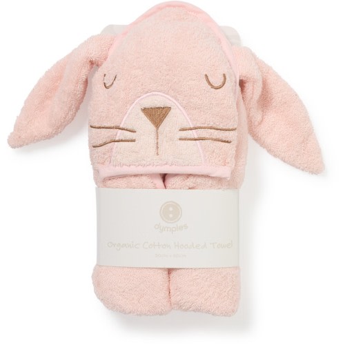 Dymples Organic Cotton Hooded Towel - Bunny