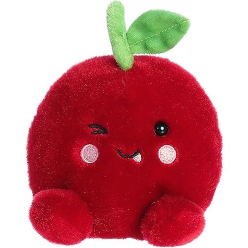 Aurora® Adorable Palm Pals™ Cordial Cherry™ Stuffed Animal - Fun Collectible Plush for Kids and Adult Collectors - Perfect for Decorating Rooms and Birthday Gifts - Red 6.5 Inches