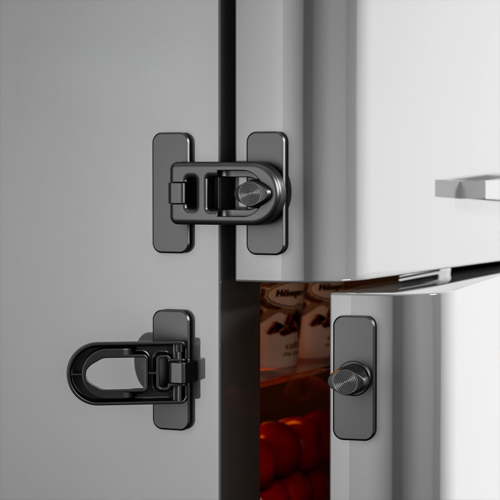 Child Safety Appliance Lock, Easy Install Fridge Lock for Kids, Baby Proof Cabinet Locks for Refrigerator Drawer Kitchen