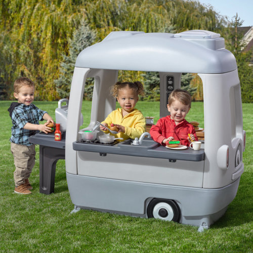 Step2 Adventure Camper and Plastic Toddler Outdoor Playhouse & Reviews | Wayfair