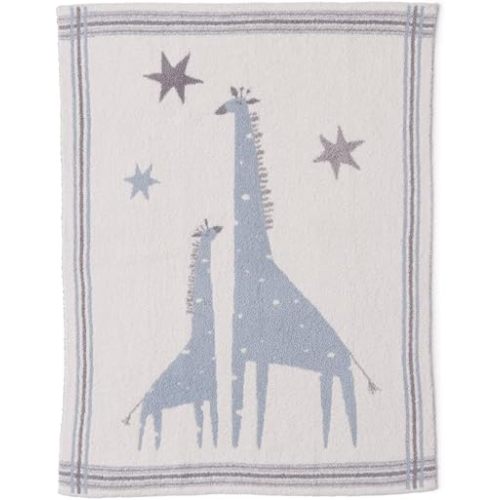 Barefoot Dreams® CozyChic® Giraffe Stroller Blanket, Rain Drop Multi, 30"x40"