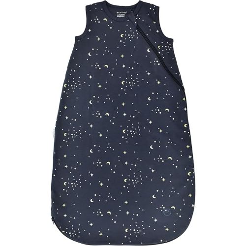 Ecolino Organic Cotton Baby Sleep Sack - 2-Way Zipper Baby Wearable Blanket - Toddler Sleeping Bag Sack - 18-36 Months - Milky Way