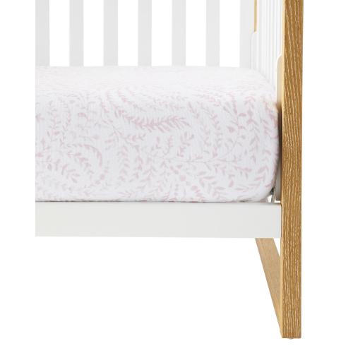 Priano Crib Sheet - Color: Pink Sand