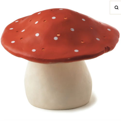 Egmont Toys Red Mushroom Lamp - Vintage Night Light for Bedroom, Medium