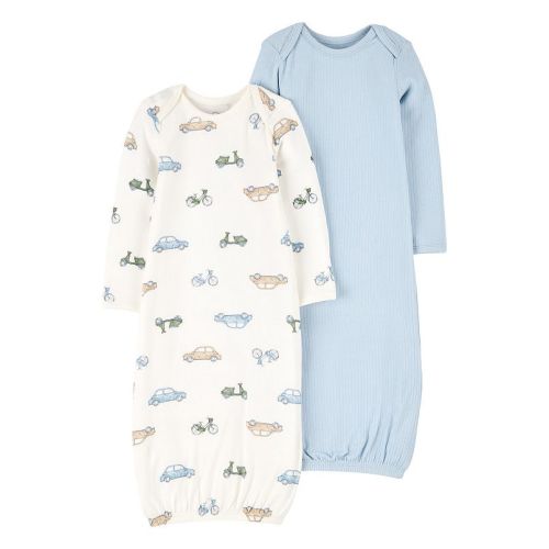 Baby Boy Carter's 2-Pack PurelySoft Cars and Bikes Sleeper Gowns
