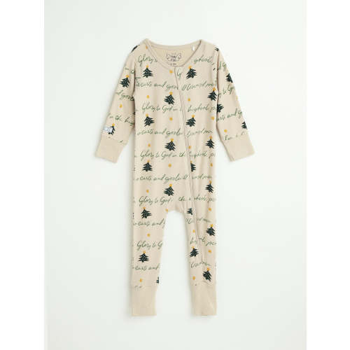 Glory to God Christmas PJ Footless Onesie Bamboo – Holy Pals