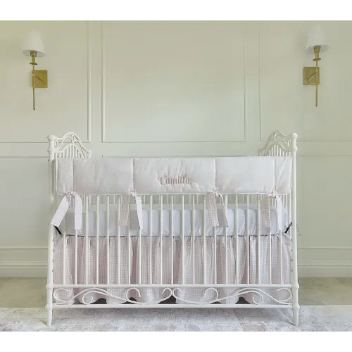 Light Pink Toile 5-pc. Baby Bedding Set