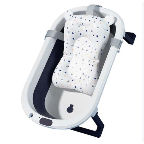 StarZe Folding Baby Bathtub, with Anti Slip Pad, Intelligent Temperature Design, Ages 0-36 Months.