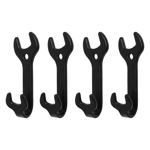 4 Pcs Vintage Wrench Shape Coat Hooks Decorative Wall Hooks | Bedroom Hooks & Car Key Holder for Wall, Sturdy Hooks for Hanging Coats, Hats, Towels & Keys