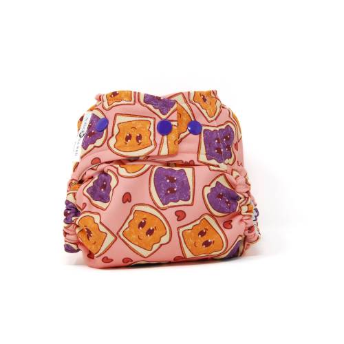 Cloth Diaper Peanut Butter & Jelly - Diaper Cover or Pocket Diaper (One Size) Baby Shower Gift