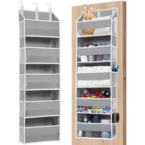 Over The Door Organizer Storage-5-Tier Hangable Organizer with - TikTok Shop