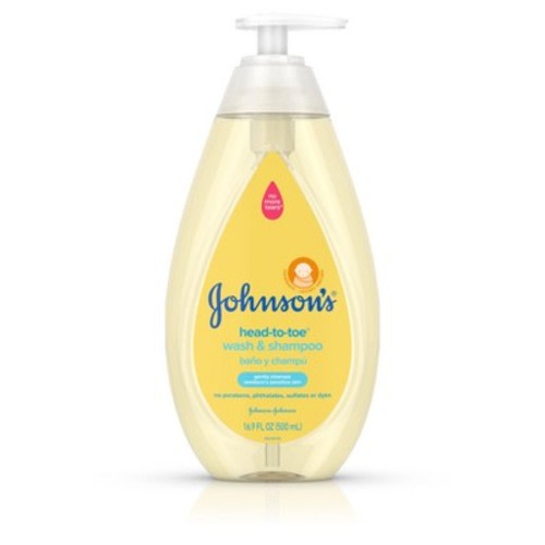 Johnson's Head-To-Toe Baby Wash and Shampoo - 16.9oz