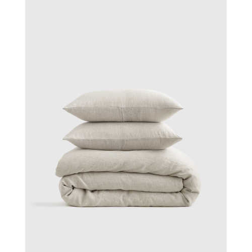 Linen Duvet Cover Set | Quince in Natural Chambray