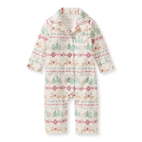 Magical Forest Fair Isle Flannel Jumpsuit – Burt's Bees Baby