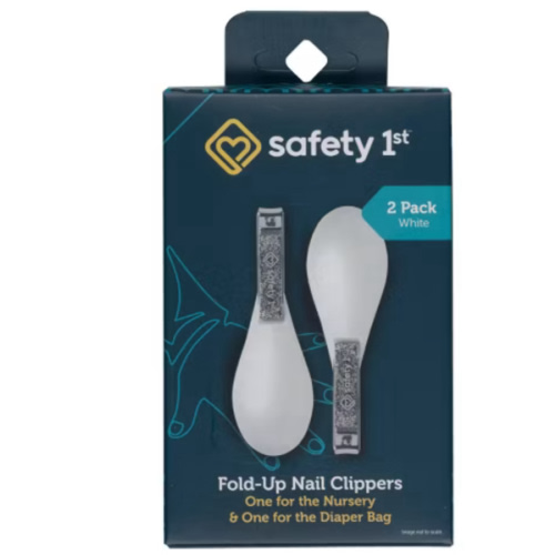 Safety 1st Fold-Up Nail Clippers - 2pk