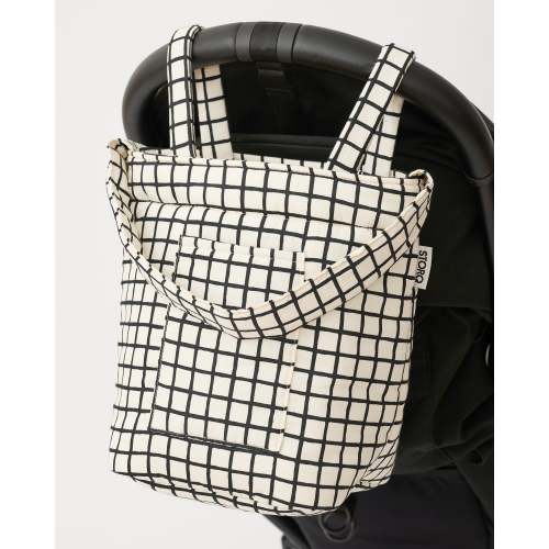 Stroller Party™ Bucket Bag | Green Stripe - Storq by Kindred Bravely