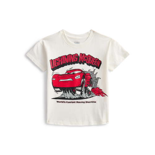 Disney Pixar Cars Toddler Graphic Crewneck Tee with Short Sleeves, Sizes 12M-5T