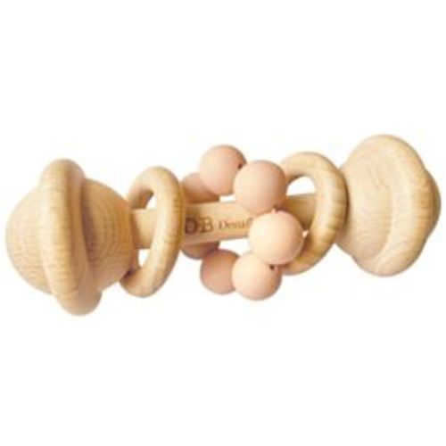 OB Designs Eco-Friendly Rattle Teether - Blush