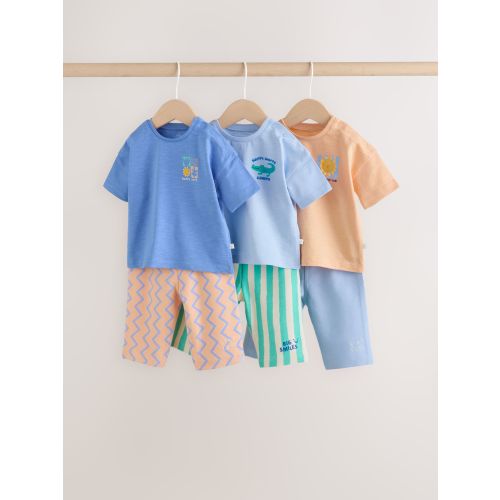 Blue Top & Legging Baby 6 Piece Set (0mths-2yrs)