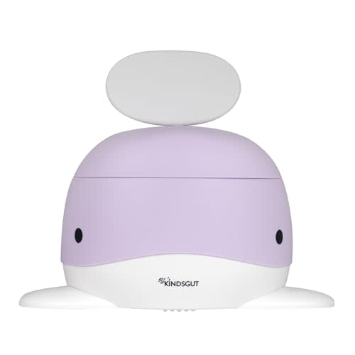 Kindsgut Potty Training Toilet in Whale Design, Designed in Germany, Potty Training in a Beautiful Design, Lilac