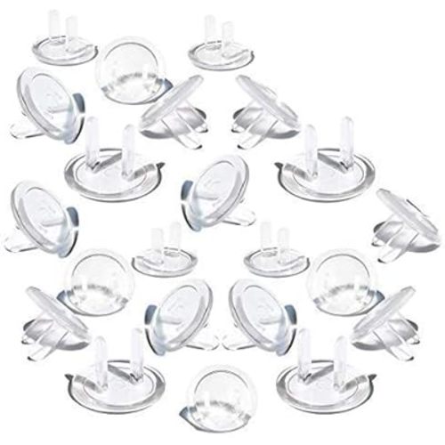 Outlet Plug Covers (36 Pack) Ultra Clear Child Proof Electrical Protector Safety Caps Electrical Socket Covers by Jackshadow