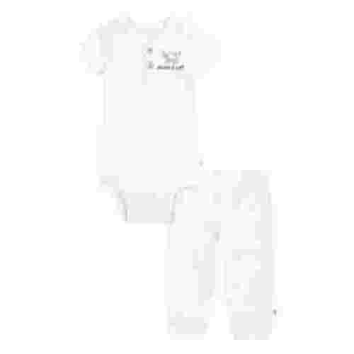 Huggies Baby Boy Alex The Elephant 2pc Organic Cotton Bodysuit and Pant Set, Sizes NB-24M