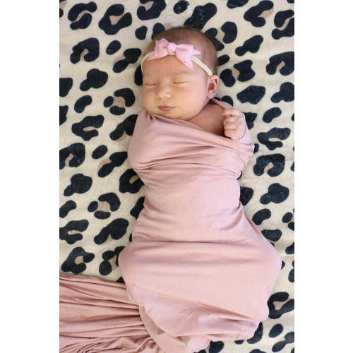 All Solid Bamboo Knit Swaddle Blankets