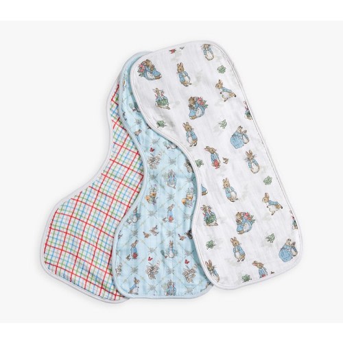 Peter Rabbit™ Organic Muslin Burp Cloth, Set of 3