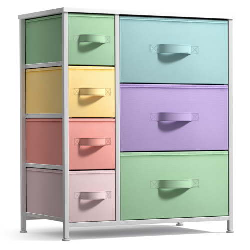Sorbus 7-Drawer Organizer Dresser for Baby Nursery, Kids' Children Room - Easy Assembly