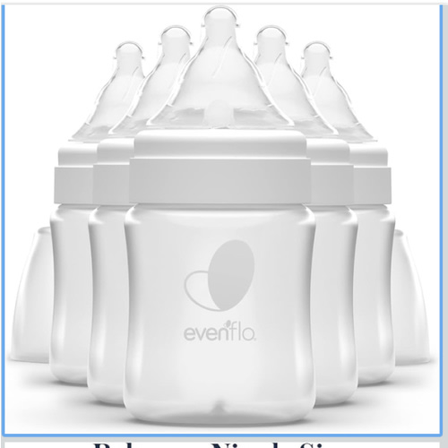 Evenflo Feeding Premium Proflo Venting Balance Plus Wide Neck Baby, Newborn and Infant Bottles - Developed by Pediatric Feeding Specialists - 5 Ounce (Pack of 6)
