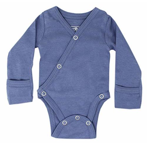 L'ovedbaby Unisex Baby Organic Cotton Kimono Bodysuit