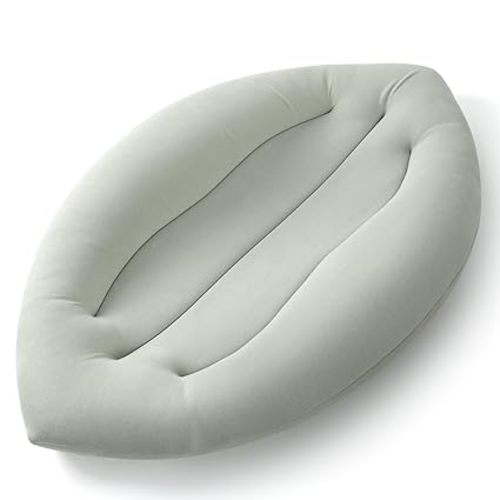 Baby Lounger for Newborn: Skin-Friendly & Breathable for 0-12 Months Infant Tummy Time Playtime & Diaper Changes - Portable & Lightweight Cushion for New Parents