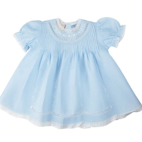 Baby Girl Pink & Blue Slip Dress | Feltman Brothers
