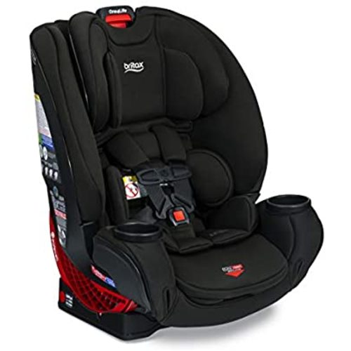 Britax One4Life ClickTight All-In-One Car Seat – 10 Years of Use – Infant, Convertible, Booster – 5 to 120 Pounds - SafeWash Fabric, Eclipse Black