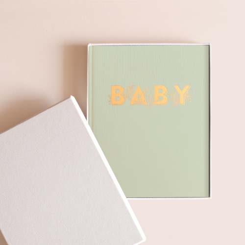 Baby Book Pistachio Boxed - 3rd Edition - PRE-ORDER (JUNE)