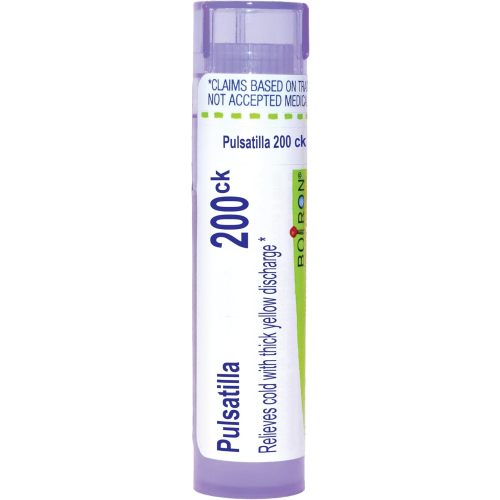 Boiron Pulsatilla 200Ck Homeopathic Medicine for Colds - 80 Pellets