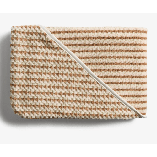 Organic Mini Mosaic Hooded Toddler Towel ( Blush and Adobe) – Parachute Home